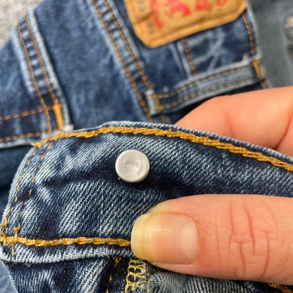 Levi's 527 Slim Bootcut Jeans Mens 33x32 Blue Denim Medium Wash 5098 Stretch